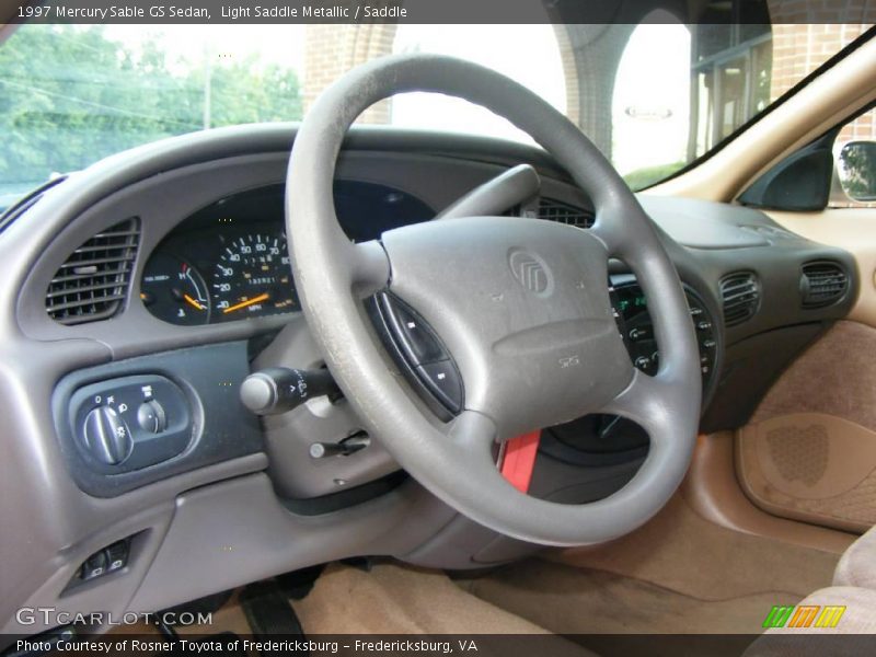Light Saddle Metallic / Saddle 1997 Mercury Sable GS Sedan