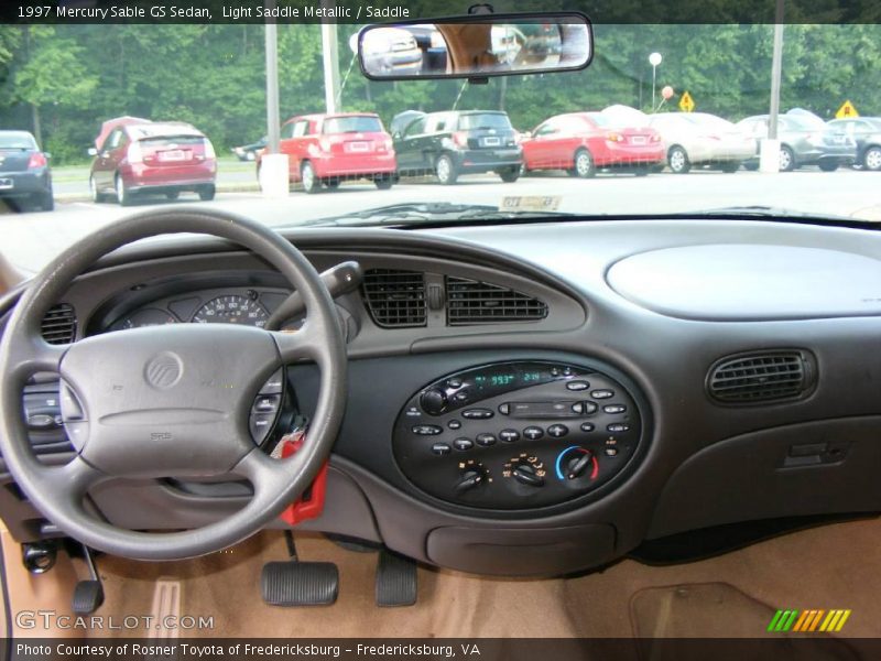 Light Saddle Metallic / Saddle 1997 Mercury Sable GS Sedan