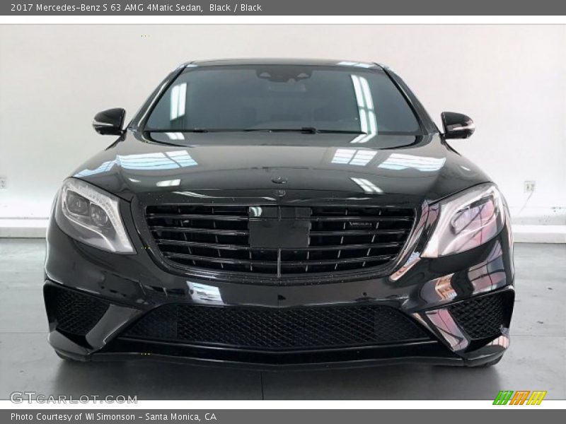 Black / Black 2017 Mercedes-Benz S 63 AMG 4Matic Sedan