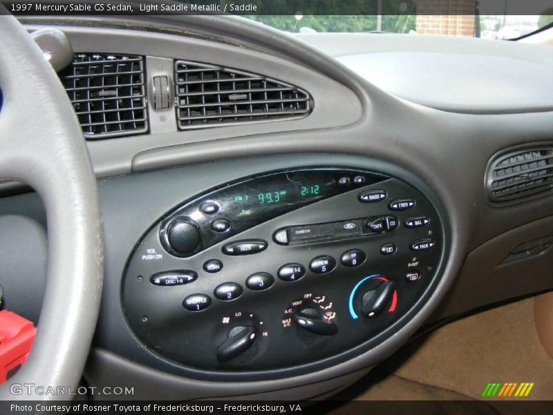Light Saddle Metallic / Saddle 1997 Mercury Sable GS Sedan