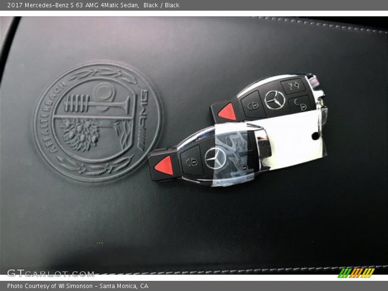 Black / Black 2017 Mercedes-Benz S 63 AMG 4Matic Sedan