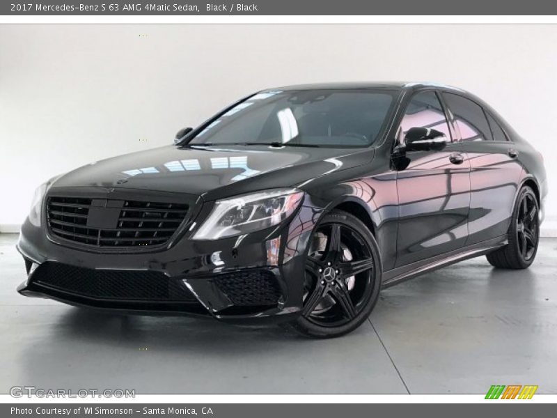 Black / Black 2017 Mercedes-Benz S 63 AMG 4Matic Sedan