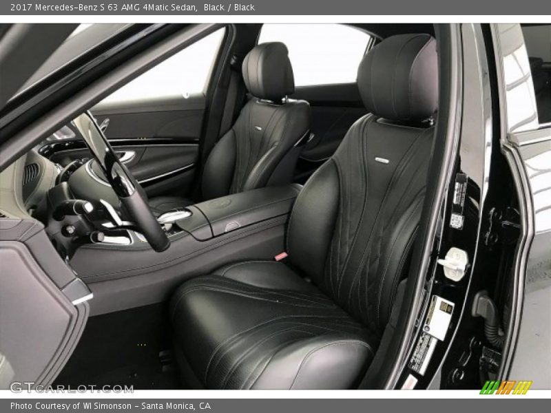 Black / Black 2017 Mercedes-Benz S 63 AMG 4Matic Sedan