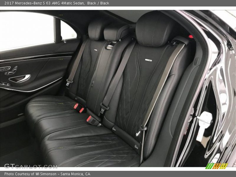 Black / Black 2017 Mercedes-Benz S 63 AMG 4Matic Sedan