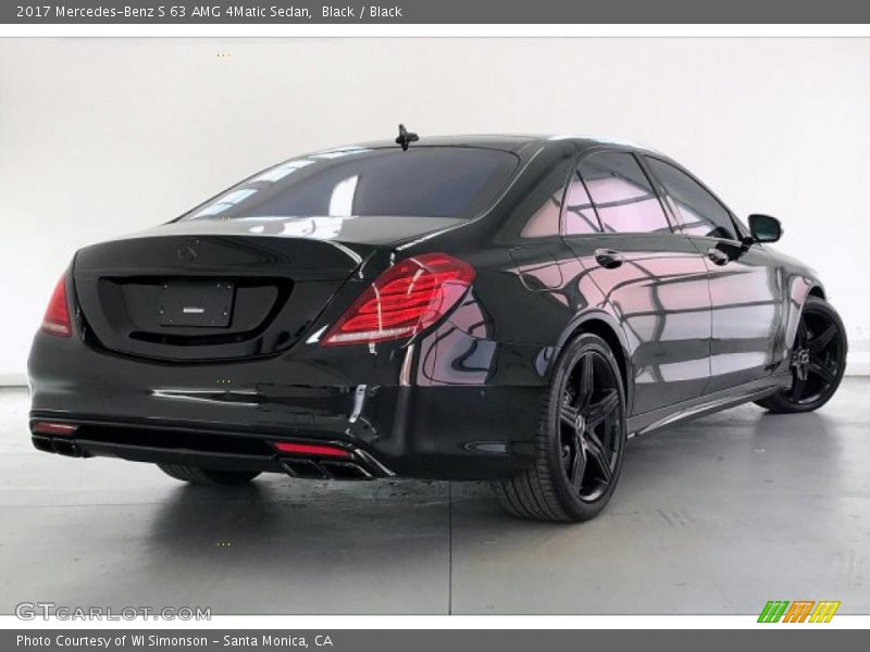 Black / Black 2017 Mercedes-Benz S 63 AMG 4Matic Sedan