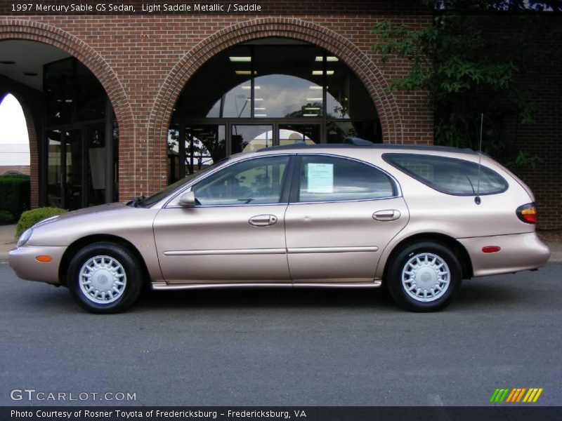 Light Saddle Metallic / Saddle 1997 Mercury Sable GS Sedan