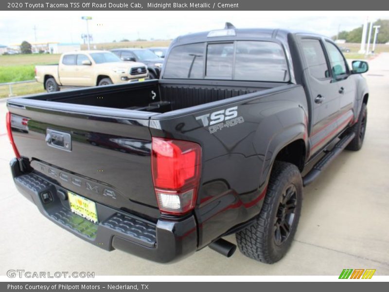 Midnight Black Metallic / Cement 2020 Toyota Tacoma TSS Off Road Double Cab