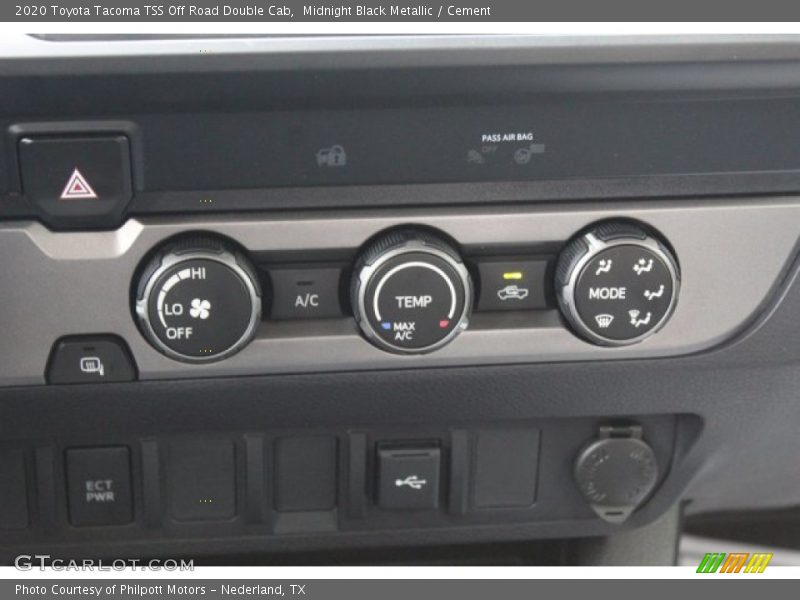 Midnight Black Metallic / Cement 2020 Toyota Tacoma TSS Off Road Double Cab