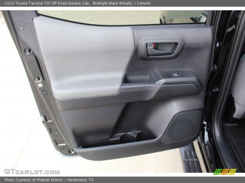 Midnight Black Metallic / Cement 2020 Toyota Tacoma TSS Off Road Double Cab
