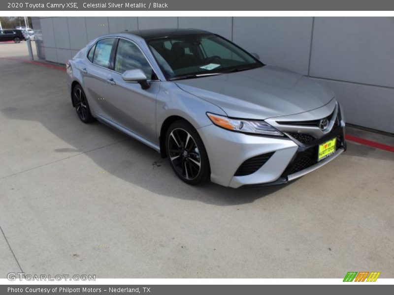 Celestial Silver Metallic / Black 2020 Toyota Camry XSE