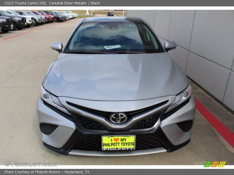 Celestial Silver Metallic / Black 2020 Toyota Camry XSE