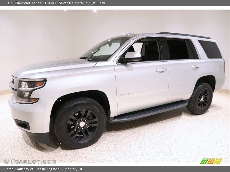 Silver Ice Metallic / Jet Black 2019 Chevrolet Tahoe LT 4WD