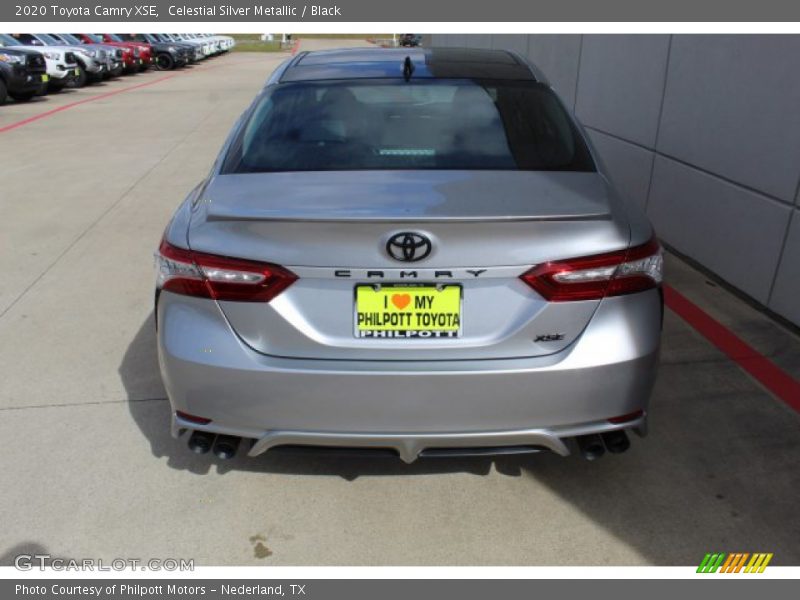 Celestial Silver Metallic / Black 2020 Toyota Camry XSE