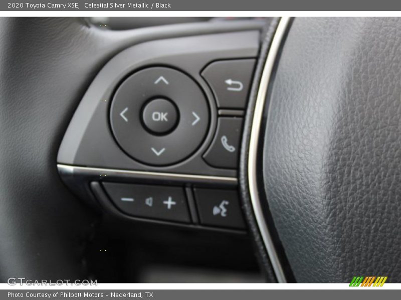 Celestial Silver Metallic / Black 2020 Toyota Camry XSE