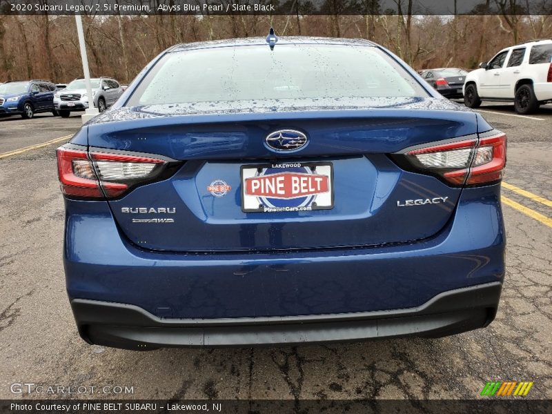 Abyss Blue Pearl / Slate Black 2020 Subaru Legacy 2.5i Premium