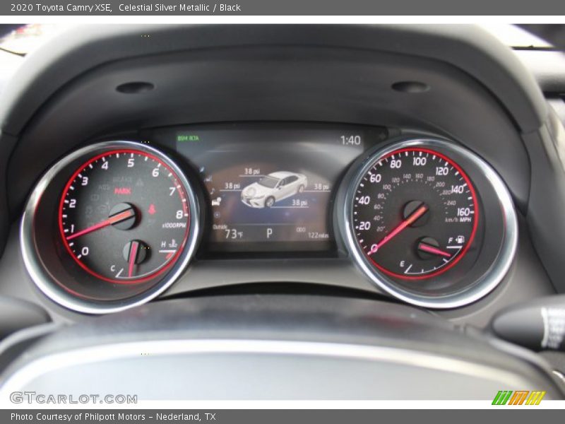 Celestial Silver Metallic / Black 2020 Toyota Camry XSE