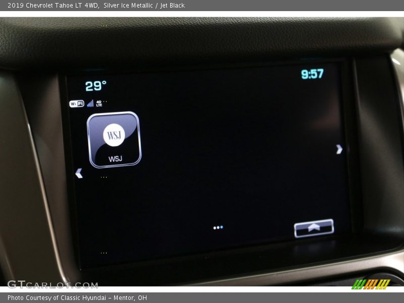 Silver Ice Metallic / Jet Black 2019 Chevrolet Tahoe LT 4WD