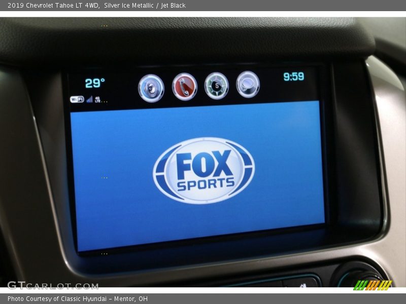 Silver Ice Metallic / Jet Black 2019 Chevrolet Tahoe LT 4WD