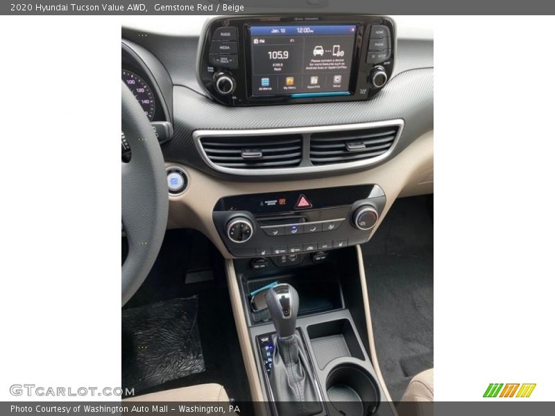 Gemstone Red / Beige 2020 Hyundai Tucson Value AWD