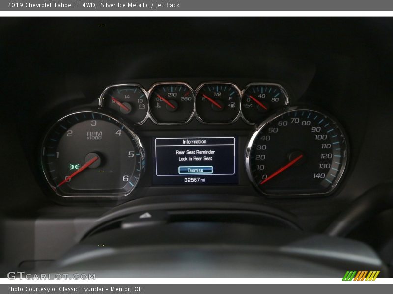 Silver Ice Metallic / Jet Black 2019 Chevrolet Tahoe LT 4WD
