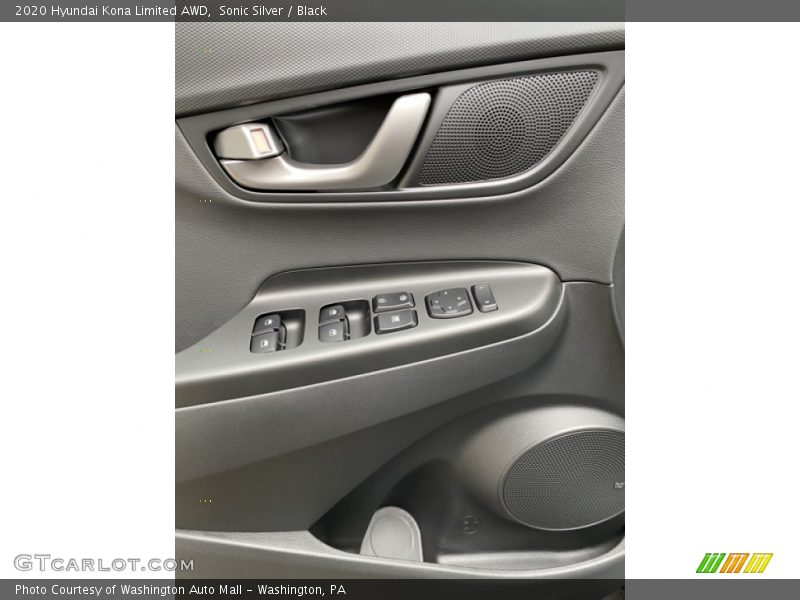 Sonic Silver / Black 2020 Hyundai Kona Limited AWD