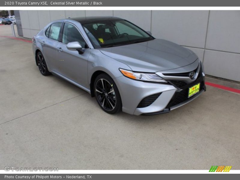 Celestial Silver Metallic / Black 2020 Toyota Camry XSE