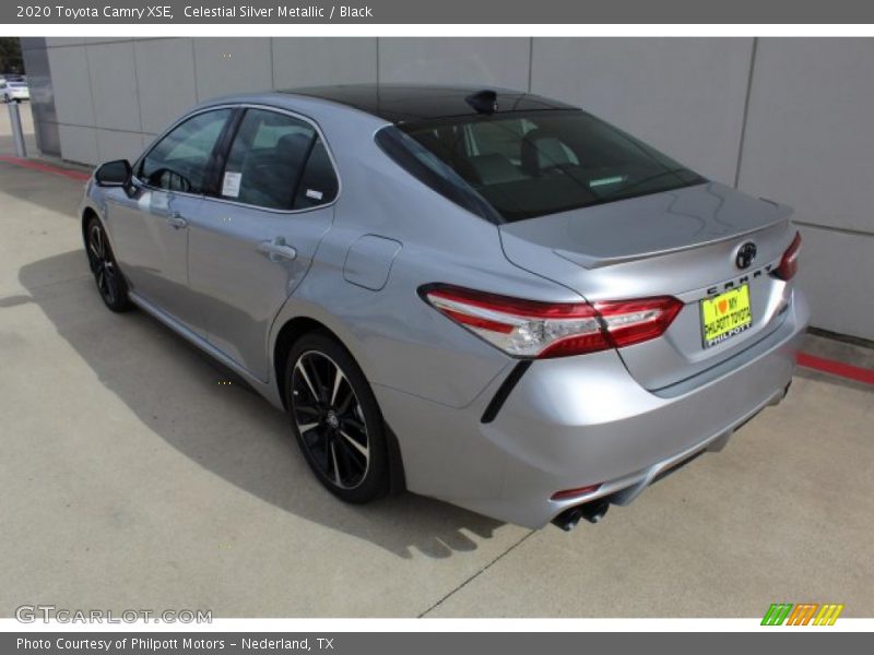 Celestial Silver Metallic / Black 2020 Toyota Camry XSE