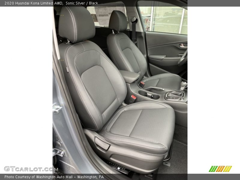 Front Seat of 2020 Kona Limited AWD