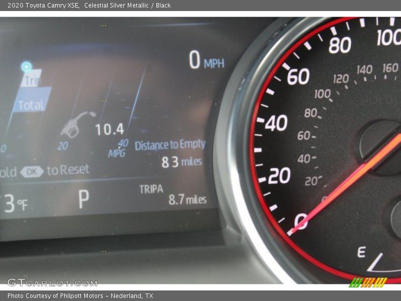 Celestial Silver Metallic / Black 2020 Toyota Camry XSE