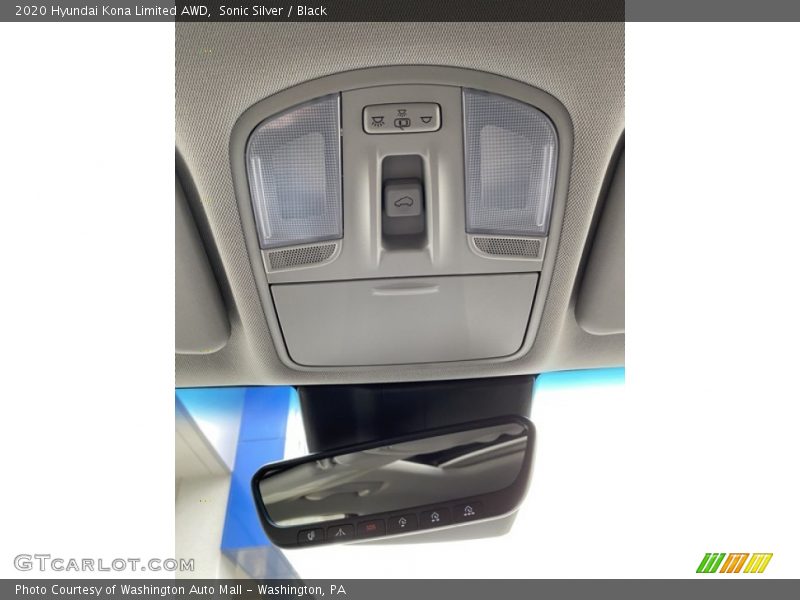 Sonic Silver / Black 2020 Hyundai Kona Limited AWD