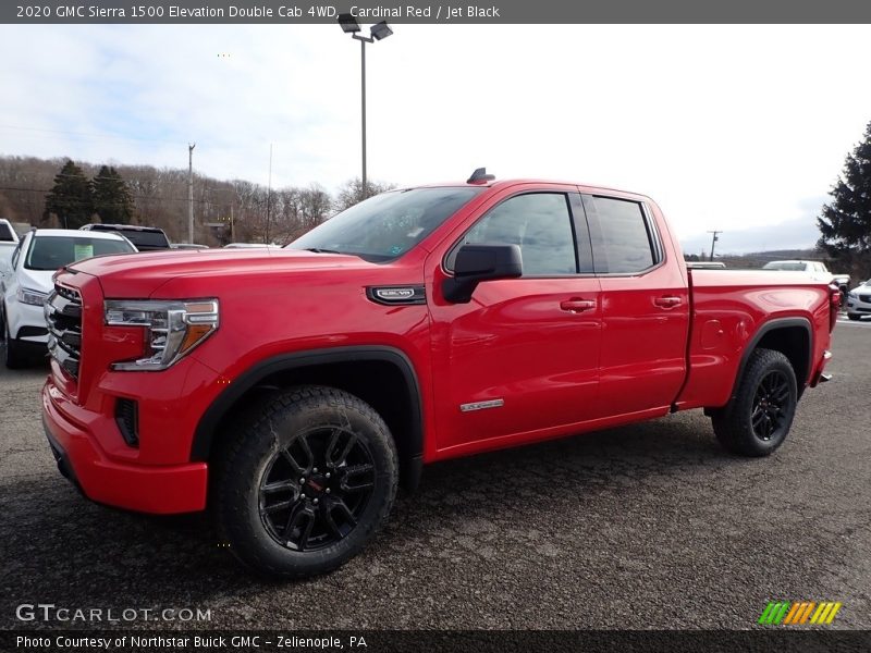 Cardinal Red / Jet Black 2020 GMC Sierra 1500 Elevation Double Cab 4WD