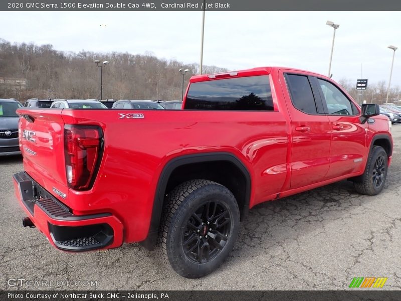 Cardinal Red / Jet Black 2020 GMC Sierra 1500 Elevation Double Cab 4WD
