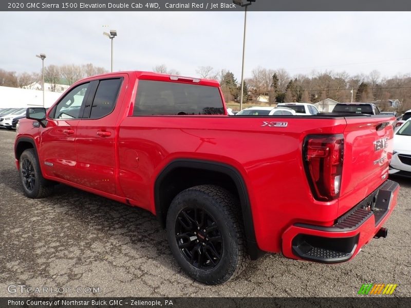 Cardinal Red / Jet Black 2020 GMC Sierra 1500 Elevation Double Cab 4WD