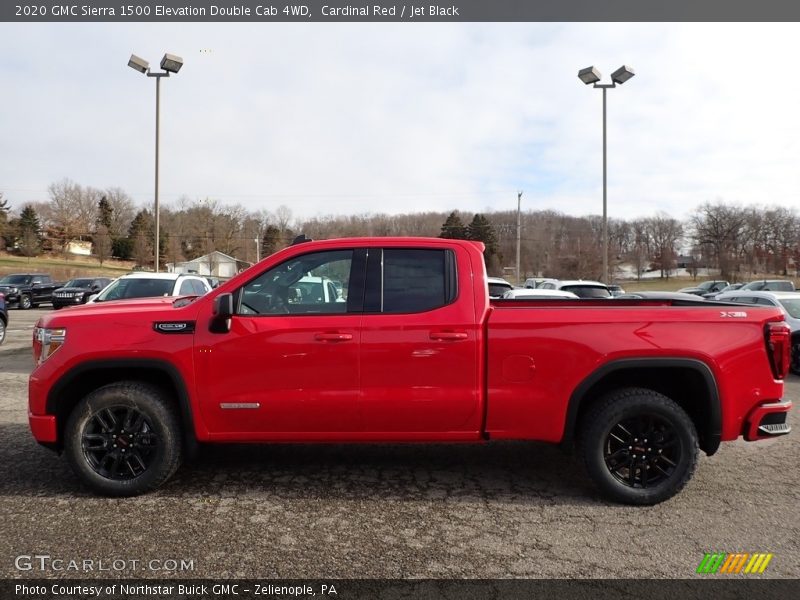  2020 Sierra 1500 Elevation Double Cab 4WD Cardinal Red