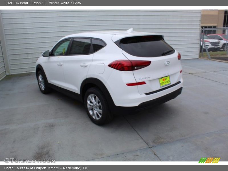 Winter White / Gray 2020 Hyundai Tucson SE