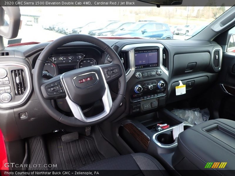 Cardinal Red / Jet Black 2020 GMC Sierra 1500 Elevation Double Cab 4WD