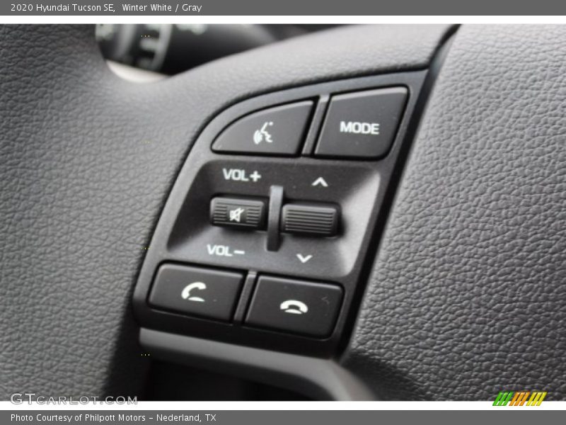 Winter White / Gray 2020 Hyundai Tucson SE