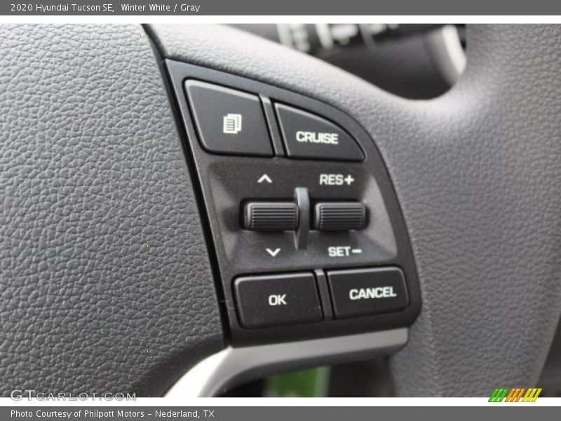 Winter White / Gray 2020 Hyundai Tucson SE