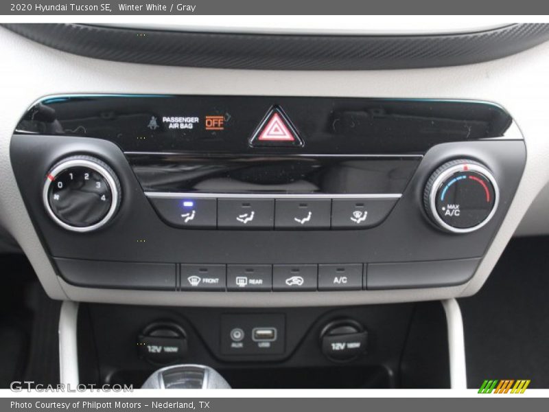 Winter White / Gray 2020 Hyundai Tucson SE