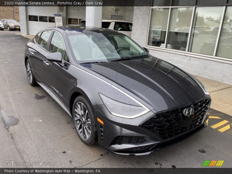 Front 3/4 View of 2020 Sonata Limited