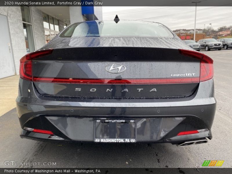 Portofino Gray / Dark Gray 2020 Hyundai Sonata Limited