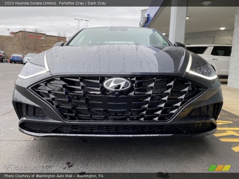 Portofino Gray / Dark Gray 2020 Hyundai Sonata Limited