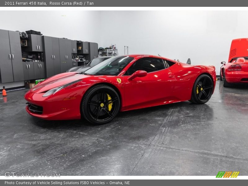 Rosso Corsa (Red) / Tan 2011 Ferrari 458 Italia
