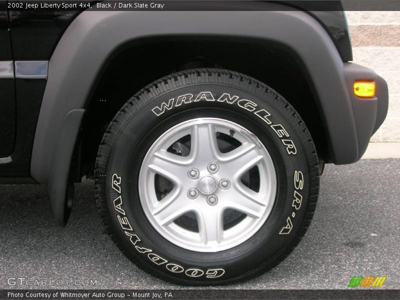 Black / Dark Slate Gray 2002 Jeep Liberty Sport 4x4