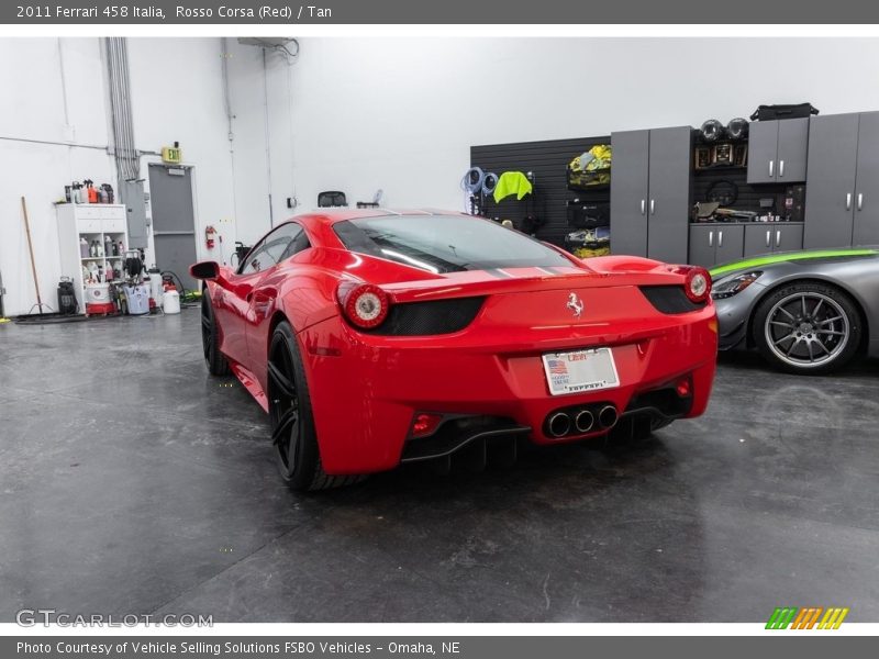 Rosso Corsa (Red) / Tan 2011 Ferrari 458 Italia