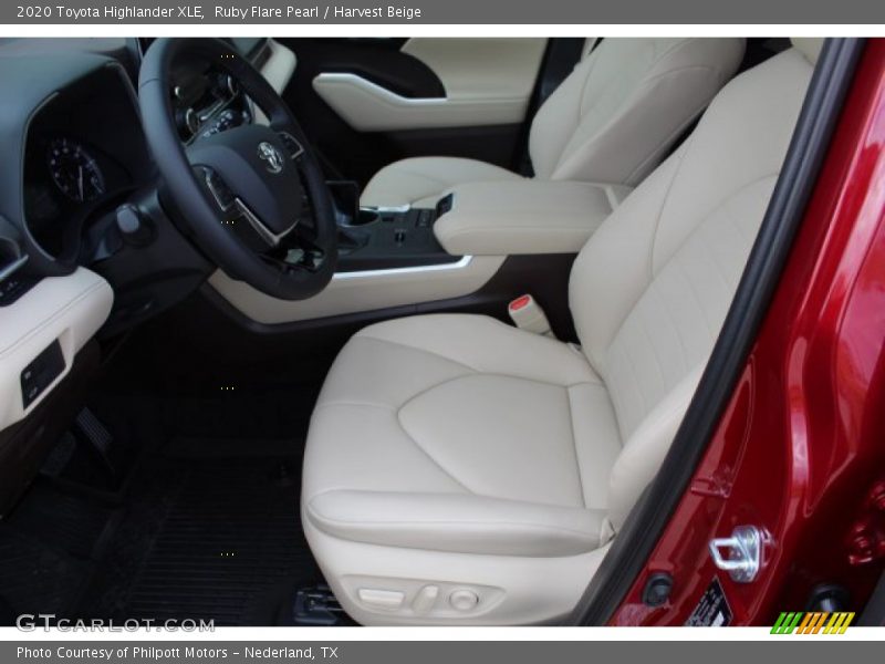 Ruby Flare Pearl / Harvest Beige 2020 Toyota Highlander XLE