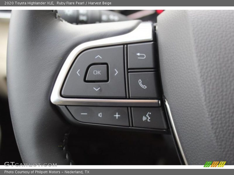 Ruby Flare Pearl / Harvest Beige 2020 Toyota Highlander XLE