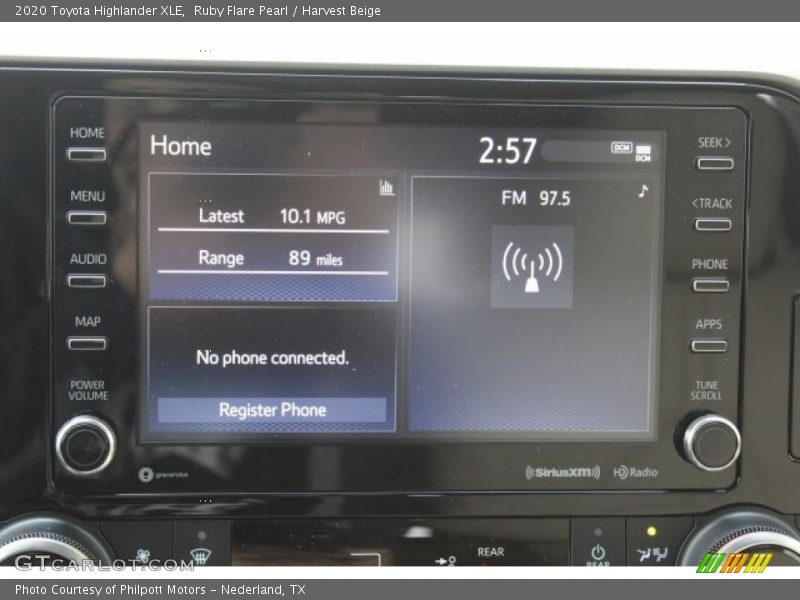 Ruby Flare Pearl / Harvest Beige 2020 Toyota Highlander XLE