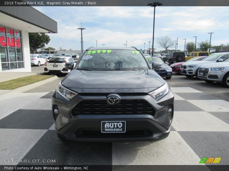Magnetic Gray Metallic / Black 2019 Toyota RAV4 XLE