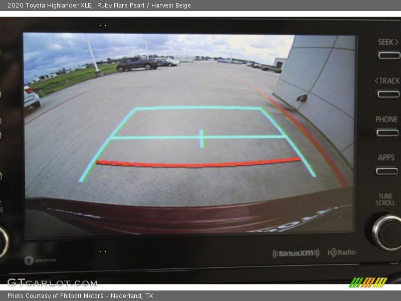 Ruby Flare Pearl / Harvest Beige 2020 Toyota Highlander XLE